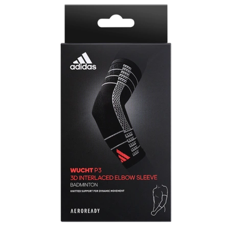 【台灣製】adidas AEROREADY WUCHT P3 高機能3D立體針織加強型彈性運動護肘套-2
