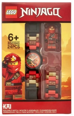 LEGO樂高 樂高手錶 樂高旋風忍者電影 凱/紅忍者-0